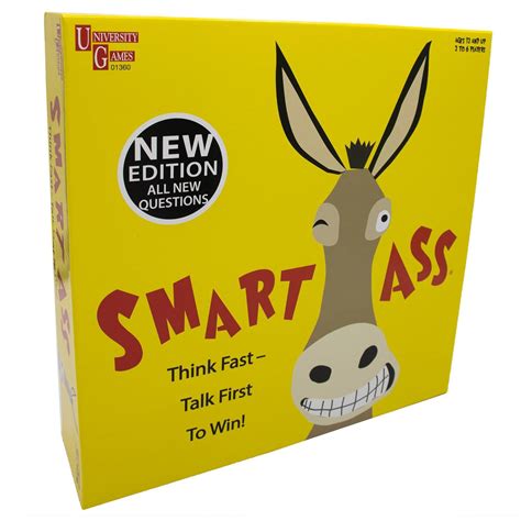 smart ass trivia card game kmart|University Games Smart Ass Game .